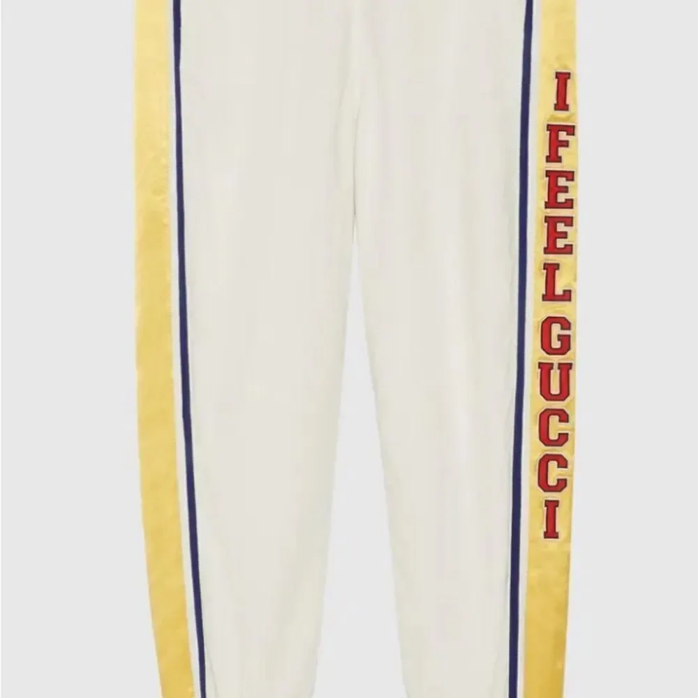 Men's Gucci I feel Gucci track pants size XL made in Italy NWT